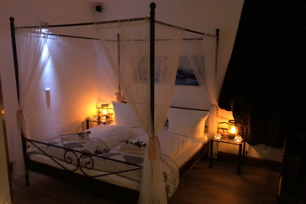 Bubble "Country" - Schlafzimmer eines der 3 ländlich gelegene Apartments