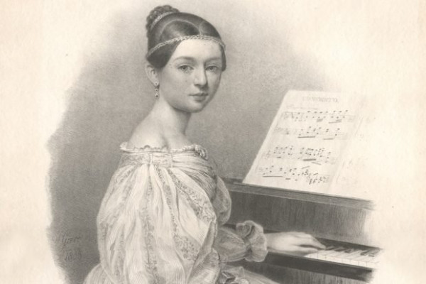 Clara Wieck wirkte al Pianistin in Leipzig.