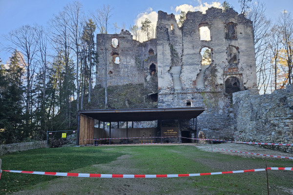 Die Burgruine 