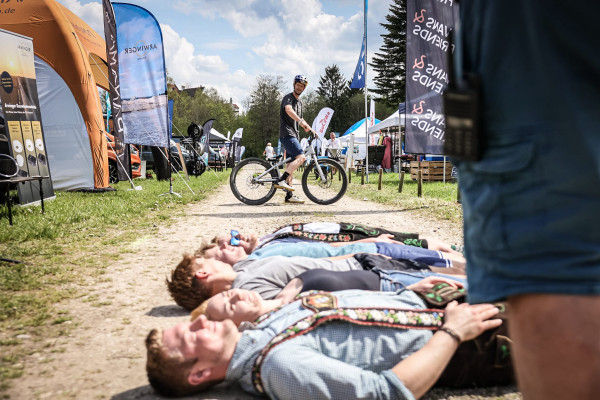 Wer darf nicht fehlen? Tom Öhler mit seiner MTB Show