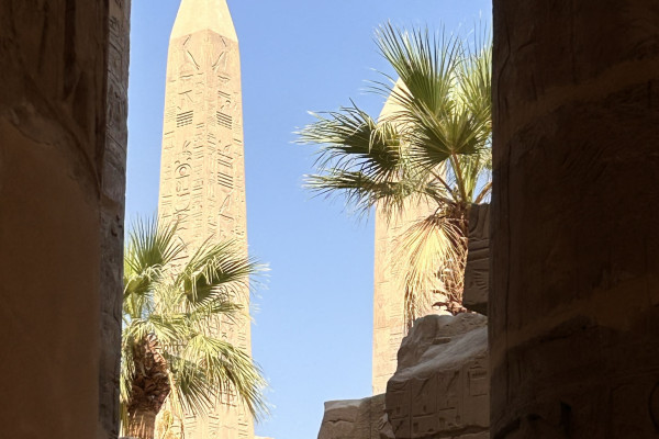 Der Obelisk im Karnak Tempel Luxor