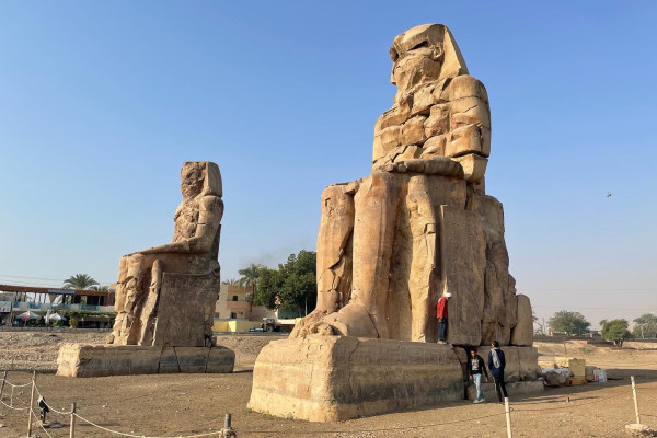 Memnon Kolosse Luxor Theben West