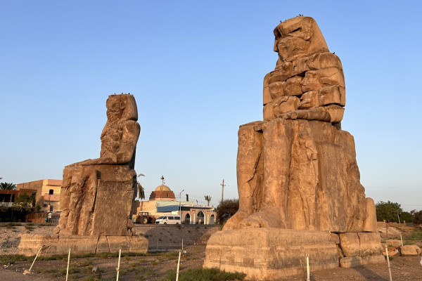 Memnon Kolosse Theben West Luxor