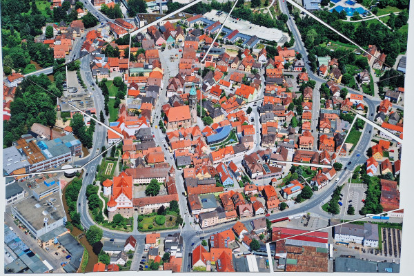 Puzzle der Stadt Roth von Karin Mäckel