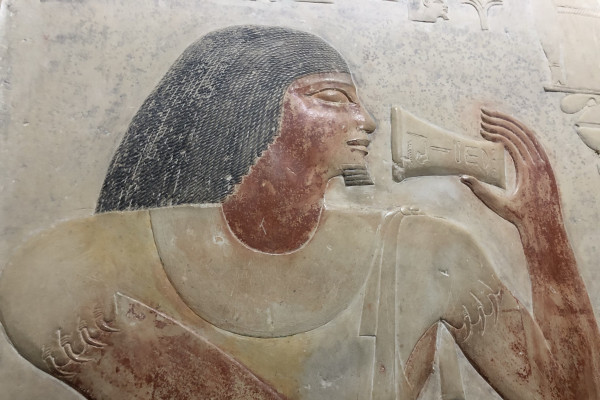 Grabmalerei im Grab von Ptah Hotep in Sakkara