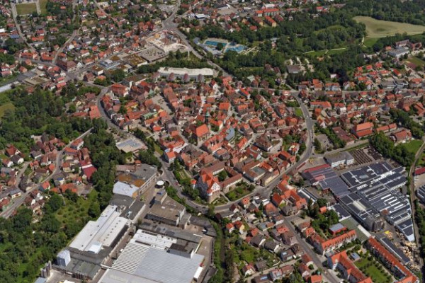 Luftbild Stadt Roth