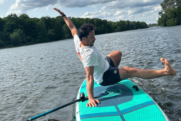 Bodyworkout auf dem SUP