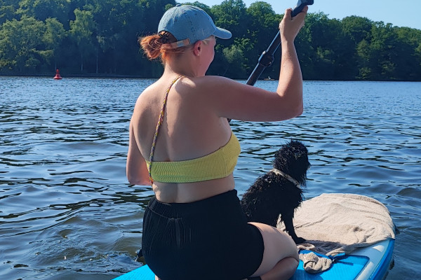 SUP mit Hund