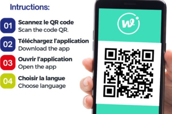 Laden Sie die kostenlose REWIND-App herunter, indem Sie diesen QR-Code für Kommentare an Bord scannen