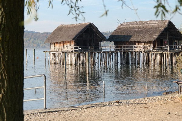 Die Pfahlbauten in Uhldingen