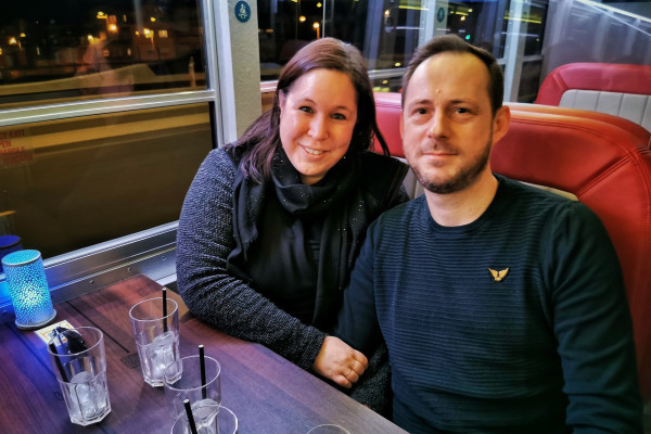 Koppel im Dinner Hopping