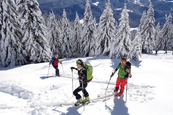 Skibergsteigen in Gaver