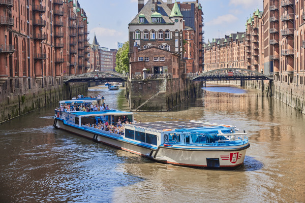1,5-stündige Hafenrundfahrt durch die Speicherstadt