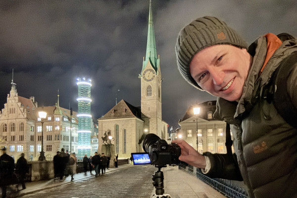 Fotografie während der Abendstimmung