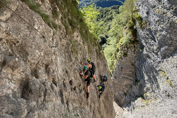 Klettersteig Rio Ruzza