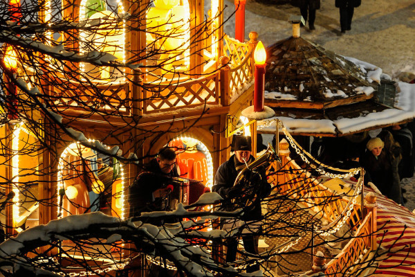 Erzgebirgsche Weihnachtspyramide auf dem Rindermarkt, © München Tourismus, Lukas Barth