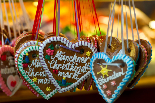 Lebkuchenherz Christkindlmarkt München, © München Tourismus, Lukas Barth