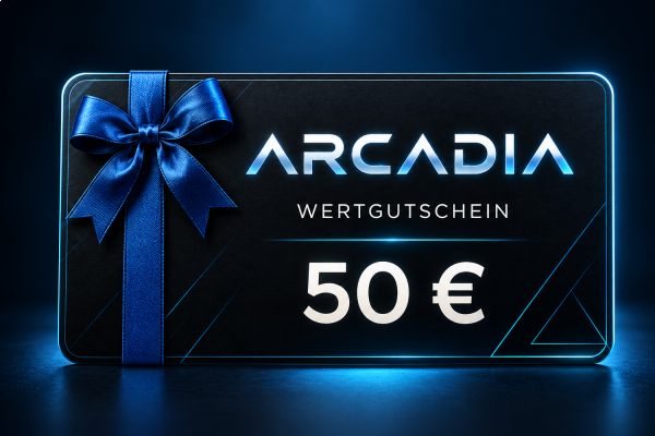 ARCADIA Wertgutschein 50 Euro – Gutscheinvisualisierung