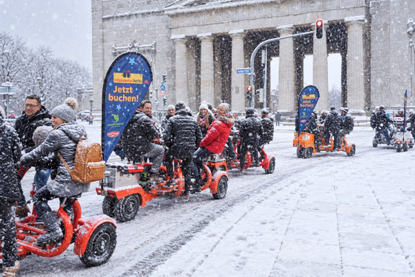 Warm-Up für die Weihnachtsfeier in München