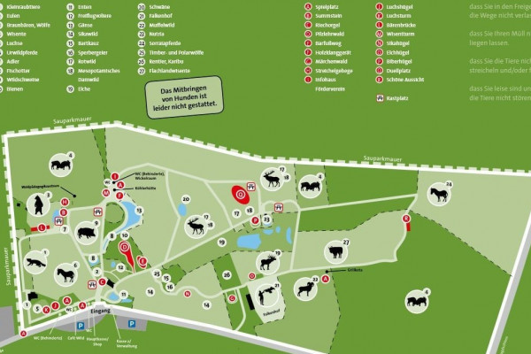 Parkplan für Wisentgehege in Springe Parkplan für Wisentgehege in Springe