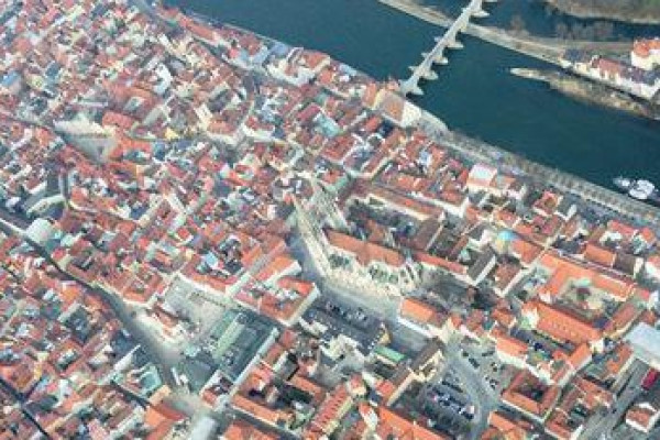 Foto-Panorama aus der Vogelperspektive
