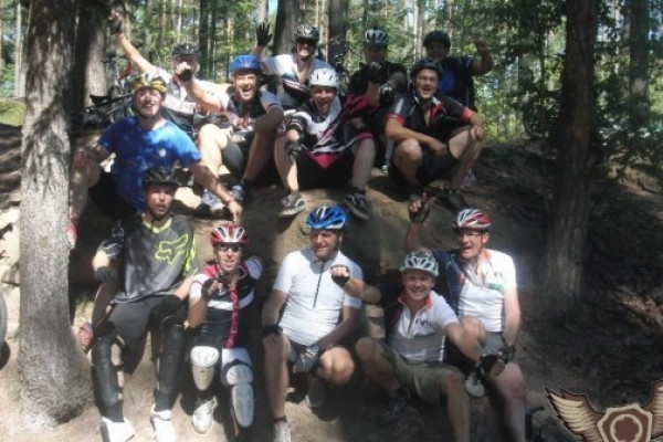 Biker-Freunde