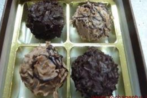 Die eigenen Pralinen mit nach Hause nehmen