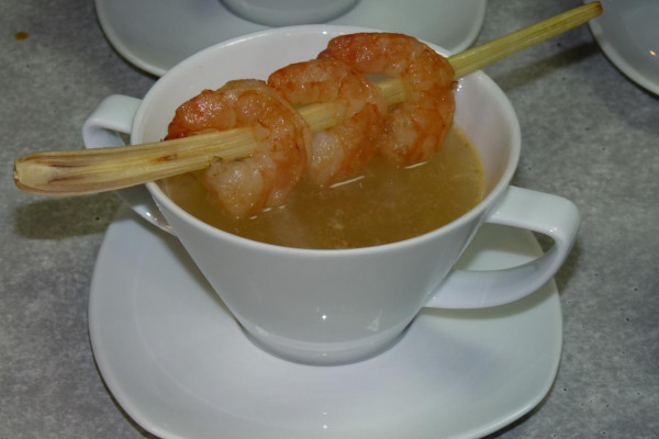 Fischsuppe in Dresden