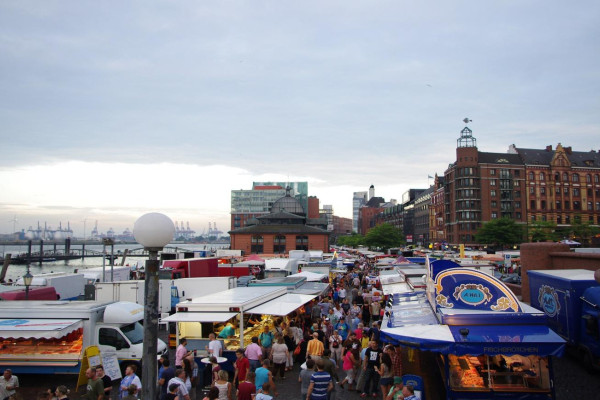 Der Hamburger Fischmarkt
