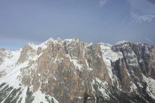 Südtirols Dolomiten von oben