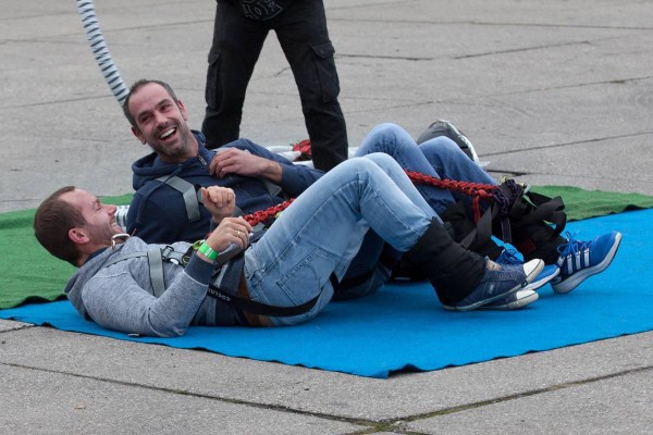 Trockenübungen vor dem Sprung Trockenübungen vor dem Sprung