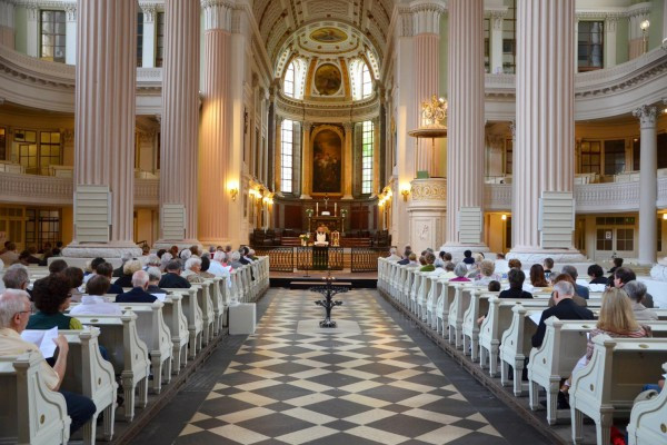 Die prachtvolle Nikolaikirche in Leipzig.
