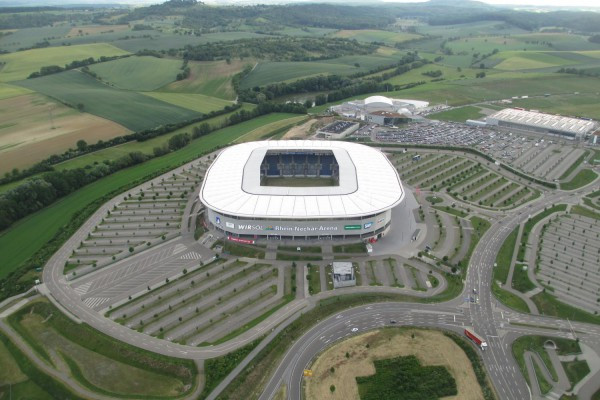 Rhein-Neckar-Arena in Sinsheim Rhein-Neckar-Arena in Sinsheim
