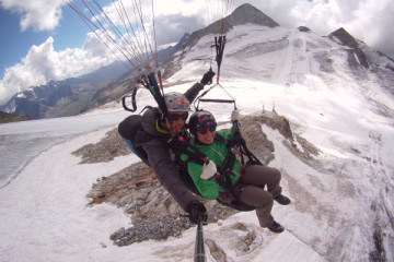 Tandem - Gletscherflug Winter