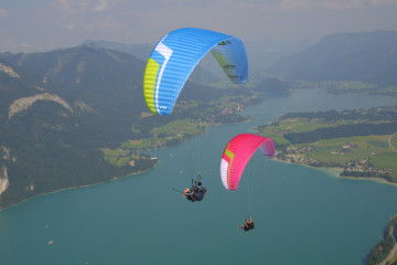 Tandemflug am Zwölferhorn / Wolfgangsee