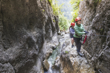 Klettersteig Röbischlucht