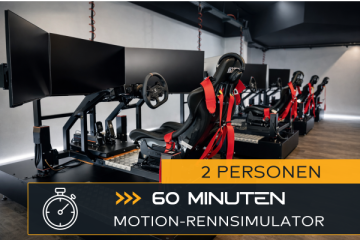 Motion-Rennsimulator Fahren (ab 2 Personen - 60 Minuten)