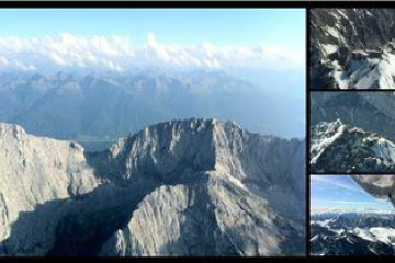 Rundflug ab Greding bis zur Zugspitze bei Garmisch-Patenkirchen