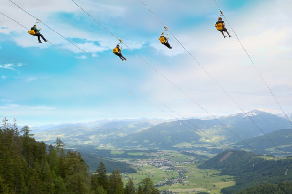 Zipline Flug