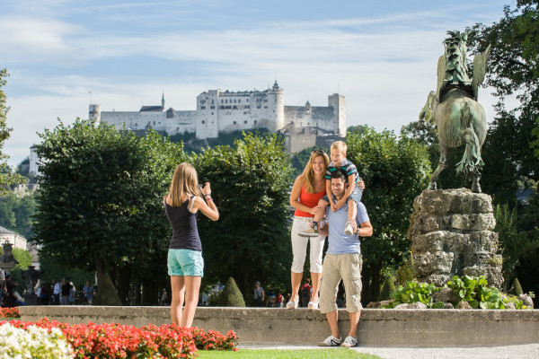 Familienausflug zur Festung Hohensalzburg