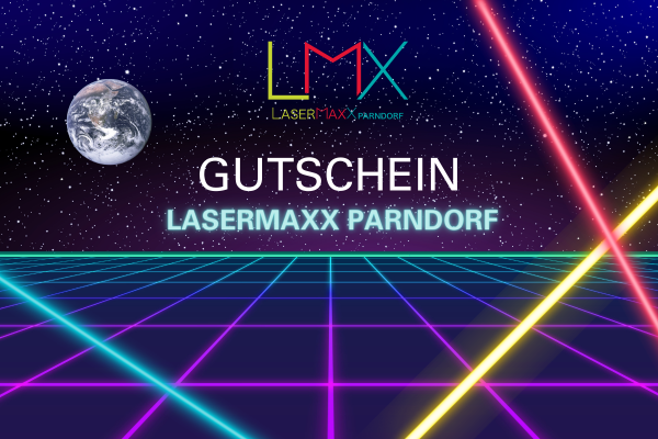 Der beliebte Lasermaxx Parndorf Gutschein für Jung & Alt.