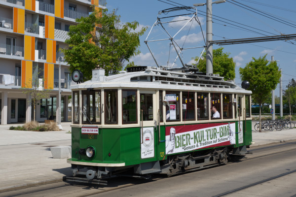Fahrt mit der Oldtimer-Tramway