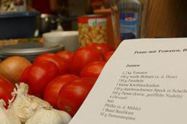 Zutaten beim Kurs Kochen in Otterfing - La Cucina