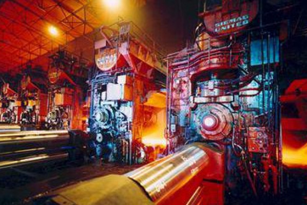 Führung durch das Hüttenwerk der Salzgitter Flachstahl GmbH: Warmbandstraße Führung durch das Hüttenwerk der Salzgitter Flachstahl GmbH: Warmbandstraße