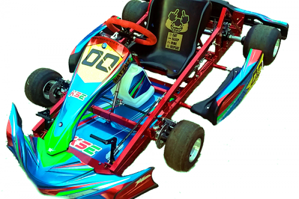 Rennkarts  mit 13 PS  Motorleistung und einen Gewicht von 125 KG. 

Infos zu unseren Karts! 
Sitzverstellung  bis zu 15cm auch für kleine Fahrer 
Zeitnahme am Lenkrad jede Runde ist am Display sichtbar 
Rennauspuff 

Allle Teile wie Bremse, Reifen, Verkle