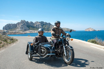 Marseille : visite touristique de 2h en Sidecar