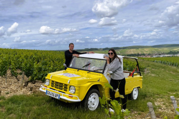 Balade des Grands Crus en e-Mehari et dégustation de Chablis