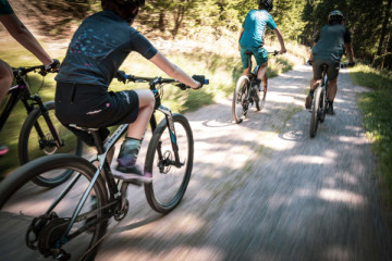 Descente de vallée en VTT depuis la Station du Lac Blanc