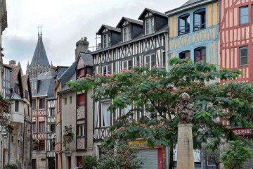 Rouen : Visite guidée privée à pied