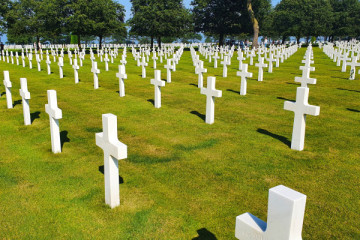 Visite privée d'Omaha Beach et du cimetière Colleville